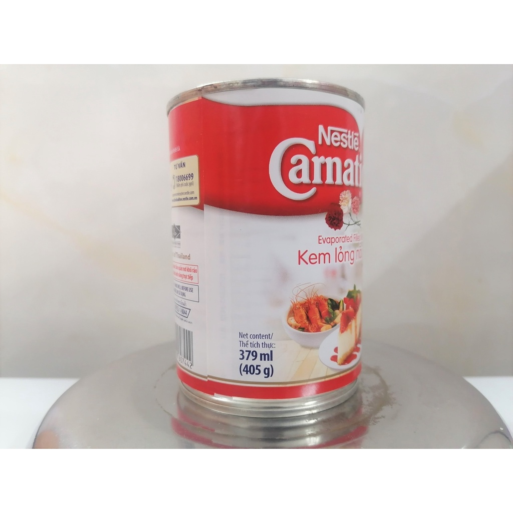 [405g] KEM LỎNG NẤU ĂN, LÀM BÁNH Carnation [Thailand] NESTLE Evaporated Filled Milk (halal)