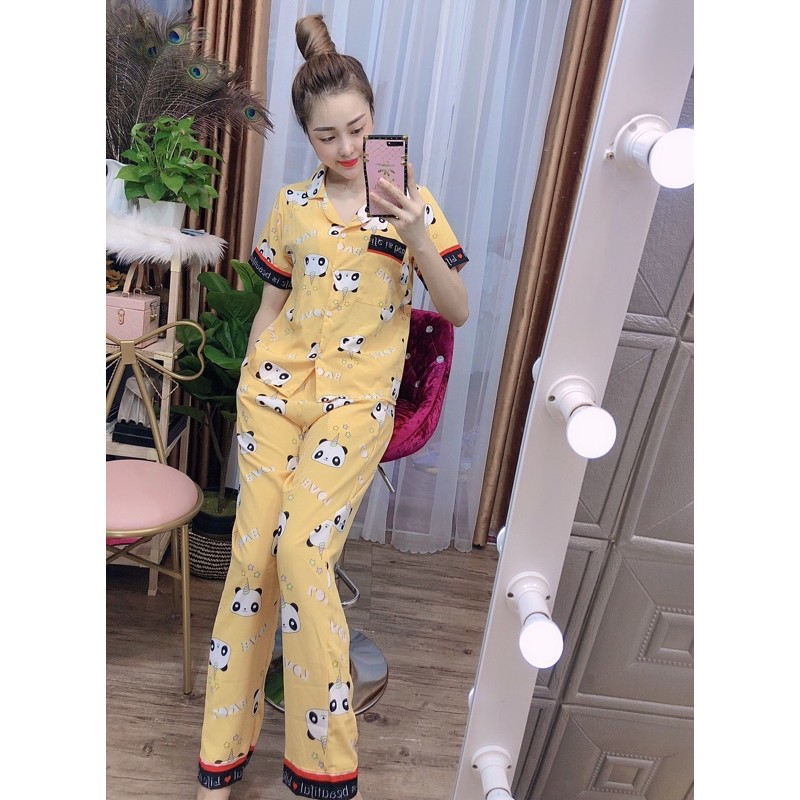 BỘ LỤA THÁI - TAY NGẮN QUẦN DÀI