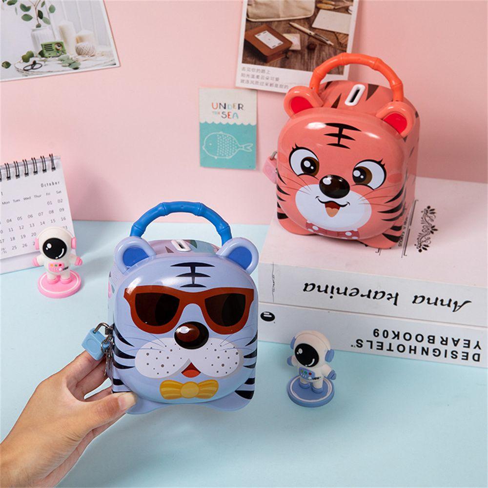 Hộp Đựng Tiền Tiết Kiệm Hình Chú Hổ Năm Mới Dễ Thương Cho Bé