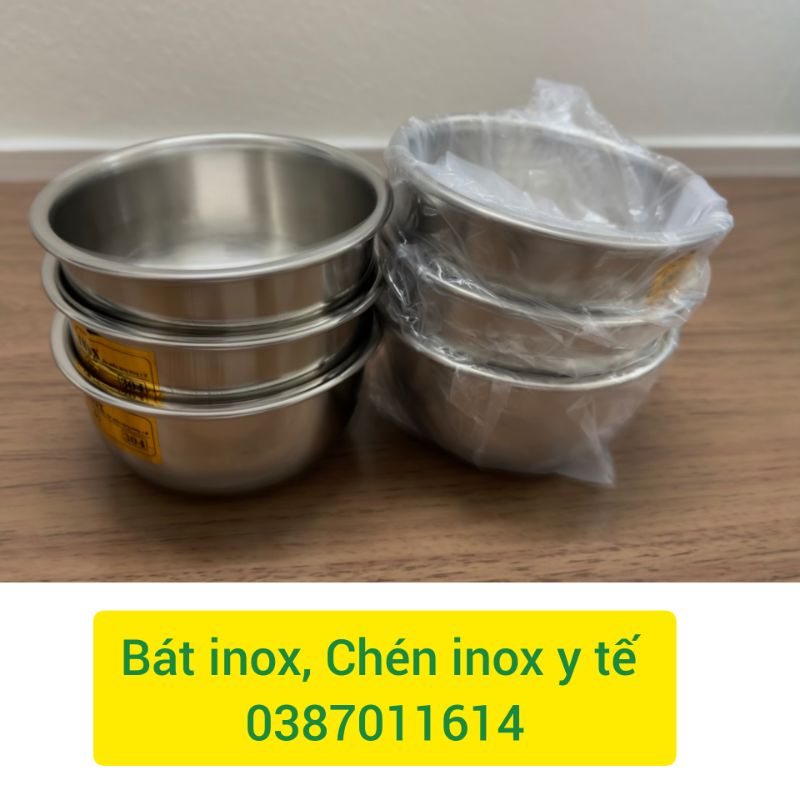 Chén inox, Bát inox y tế, Bát nhựa