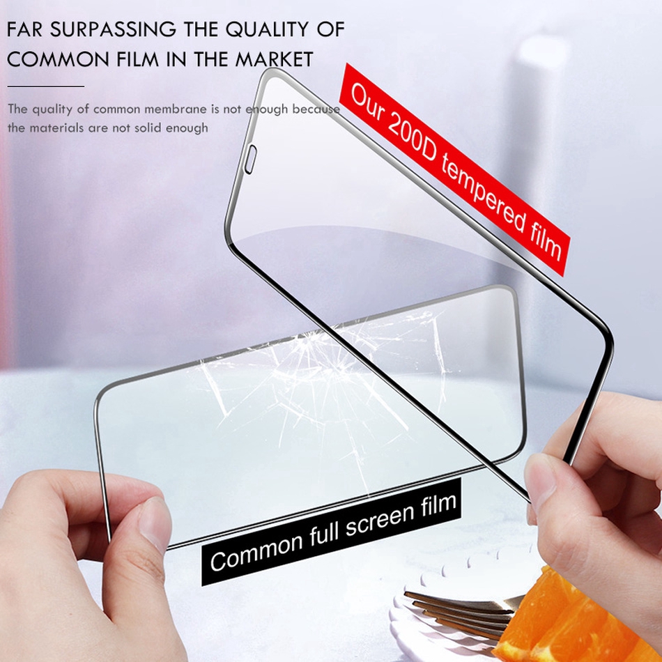 Kính cường lực full màn hình bảo vệ cho Samsung Galaxy A72 A52 A32 A22 S21 Ultra Plus A42 5G A12 A02S S20 FE S20 Plus A50S A30S A50 S20ultra Note 10 S10 Lite S9 S8 Plus
