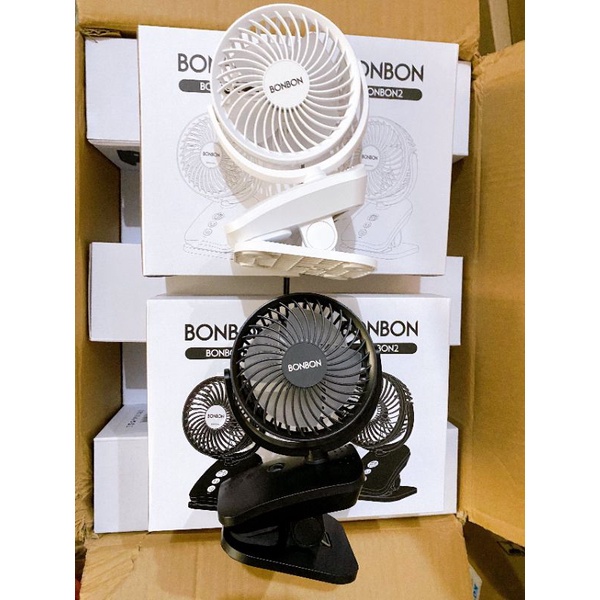 Quạt kẹp Bonbon - Mini Most xoay 360 nội địa Hàn Quốc