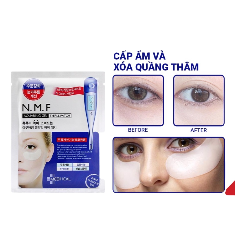 Mặt Nạ Dưỡng Ẩm Vùng Mắt Mediheal N.M.F Aquaring Gel Eyefill Patch