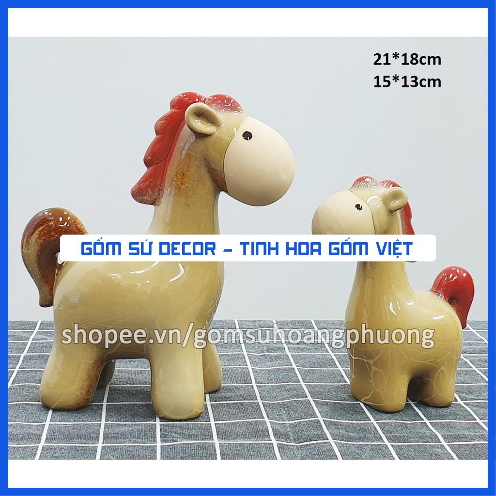 Tượng sứ trang trí đồng giá - bộ 2-3 con - Phần 3