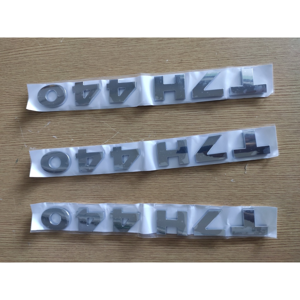 Chữ Sitrak bạc, vàng, Chữ T7H 440 bạc vàng, giá trên là từng chữ mua cả bộ chọn thêm