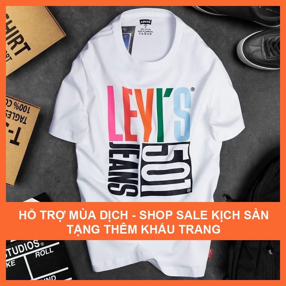 Áo thun in hình L.E.V.I.S.S không cổ Nam Nữ Unisex. Áo thun nam ngắn tay cổ tròn | BigBuy360 - bigbuy360.vn
