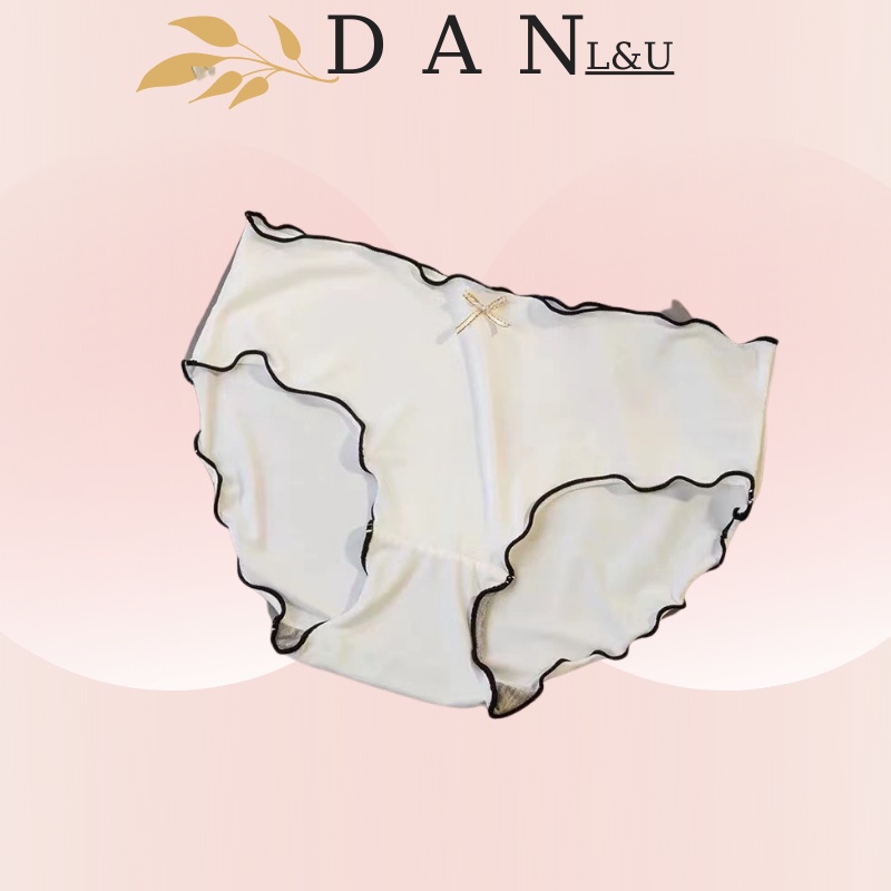 Quần Lót Nữ Gợn Sóng Thắt Lưng Nơ Mềm Mịn Thoáng Mát DAN L&amp;U 2074