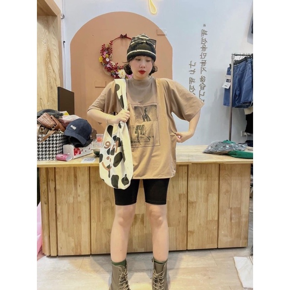 Áo phông bức tranh chia đôi LN11