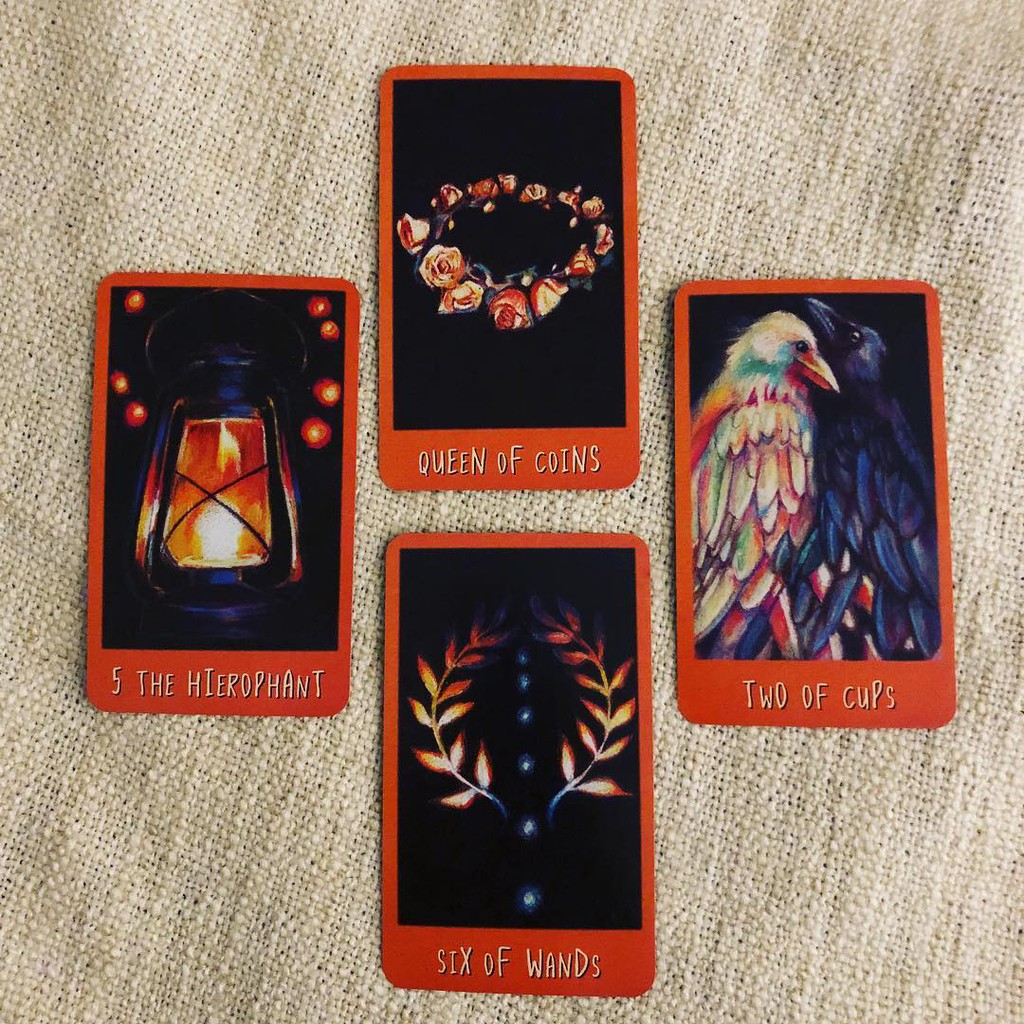 Bộ Bài Raven's Prophecy Tarot (Mystic House Tarot Shop) - Bài Gốc Authentic Chính Hãng 100%