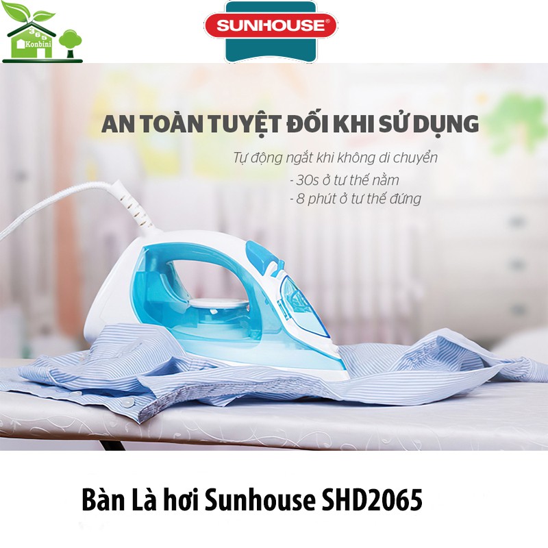 Bàn Là Hơi Nước Tiện Lợi Sunhouse SHD2065