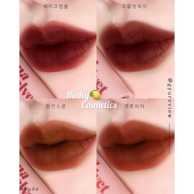 Son Kem Lì, Mịn Mượt như Nhung Etude Crema Velvet Tint 3.6g | BigBuy360 - bigbuy360.vn