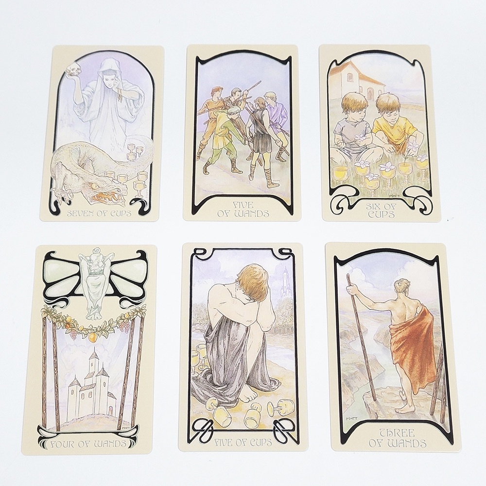 Bộ Bài Illuminated Ethereal Visions Tarot Bản Hộp Mới 2022 78 Lá Bài 7x12 Cm S93