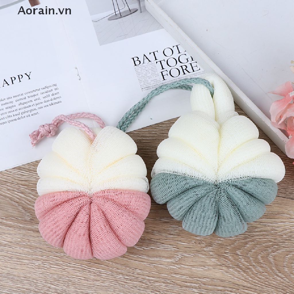 Bông Tắm Sợi nylon Cotton Siêu Mềm Hình Bông Hoa Giúp Tẩy Tế Bào Chết Cho Cơ