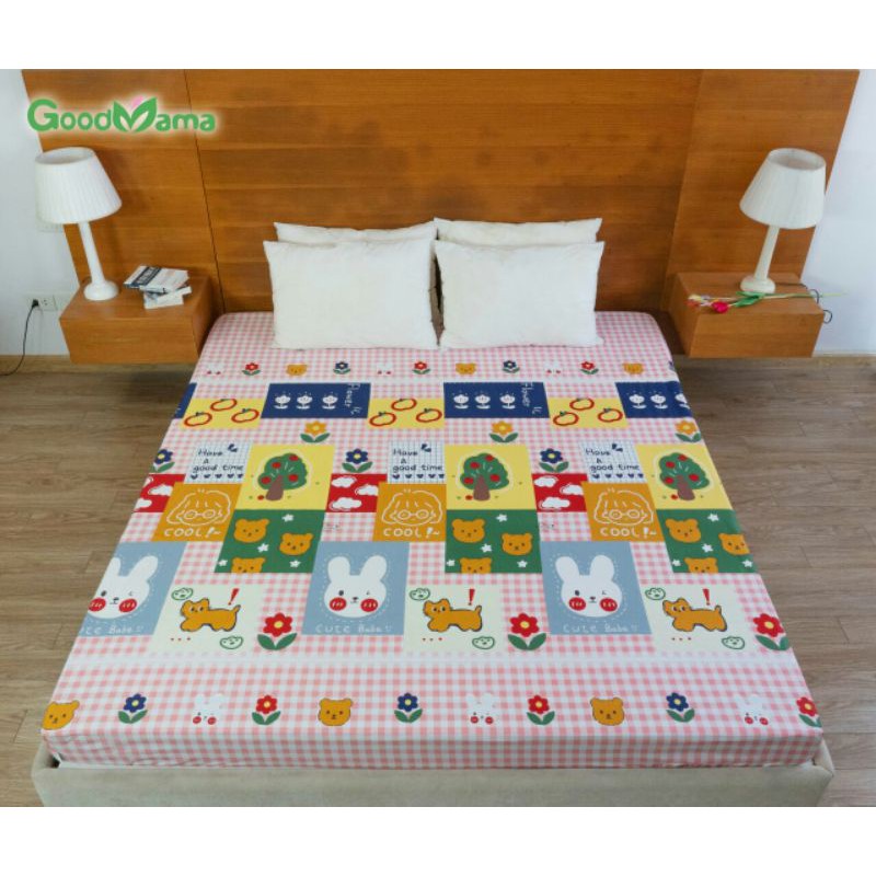 DRAP CHỐNG THẤM GOODMAMA [FREESHIP] 100% COTTON -CAM KẾT HÀNG CHÍNH HÃNG-LỖI 1 ĐỔI 1