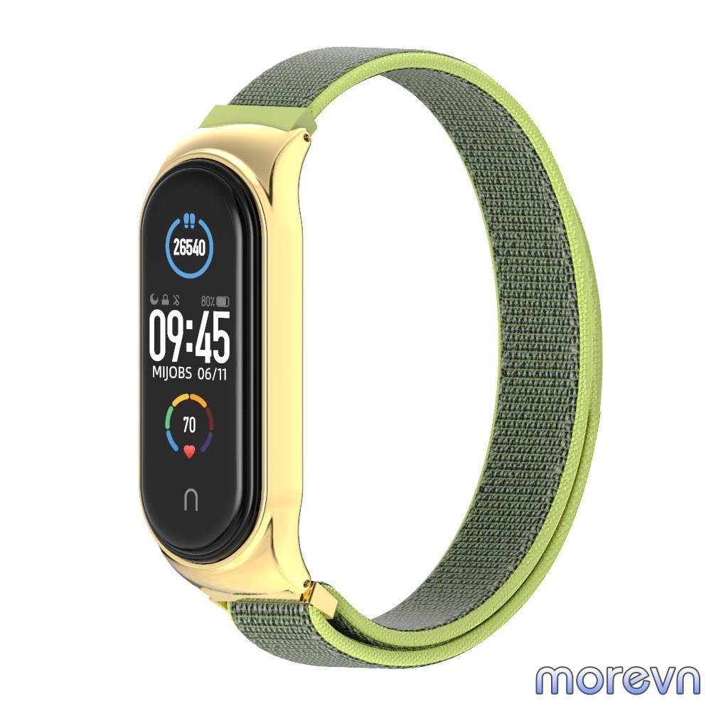 Dây đeo Mi band 5, miband 6 NYLON viền cong CS chính hãng Mijobs, dây đeo thay thế mi band 6, miband 5 NYLON CS (Mijobs)