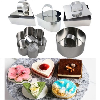 Khuôn ring mousse có nắp nhấn