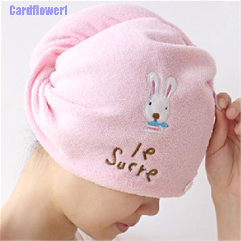 Khăn quấn tóc bằng sợi micro nhanh khô tiện lợi cho nữ