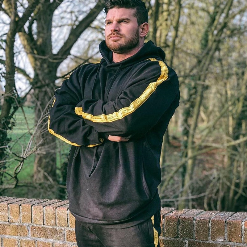 Áo Hoodie Cotton Thể Thao Họa Tiết Kẻ Sọc Thời Trang Cho Nam