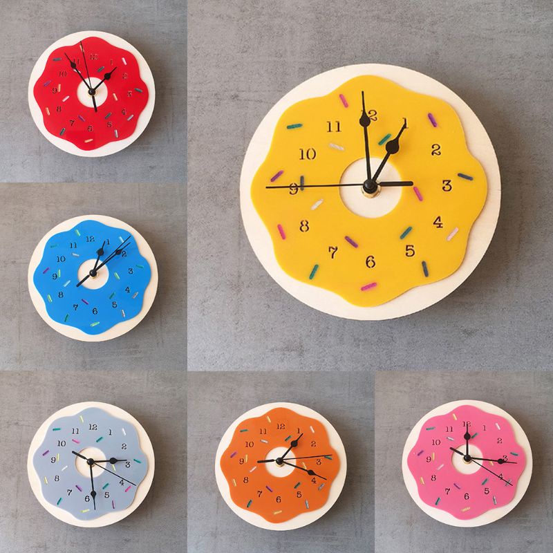 Đồng Hồ Treo Tường Không Gây Tiếng Ồn Phong Cách Bắc Âu Đơn Giản