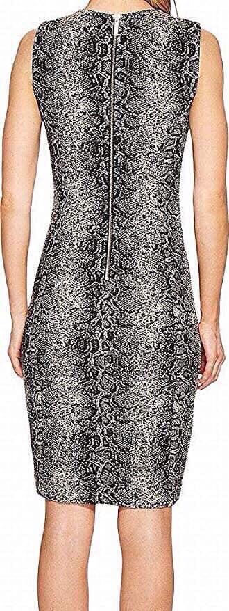 Đầm ck ôm hoạ tiết rắn