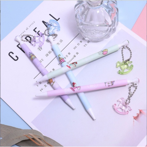 Bút chì unicorn  BC63 viết chì quả bơ avocado ngựa thần cá heo cute dễ thương