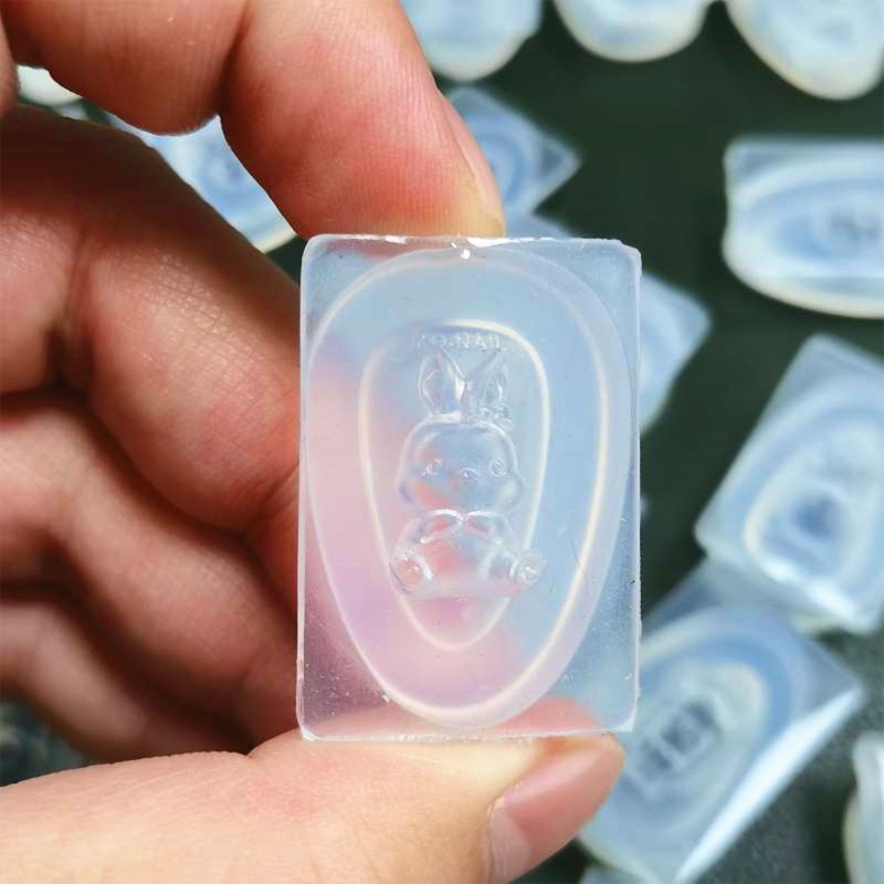 Khuôn Silicone Tạo Hình Vỏ Sò / Kẹo / Gấu 3D Trang Trí Móng Nghệ Thuật DIY