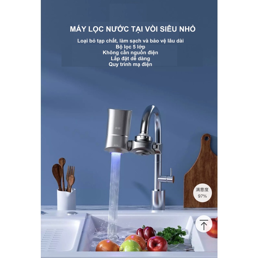Máy lọc nước tại vòi có đèn UV kháng khuẩn