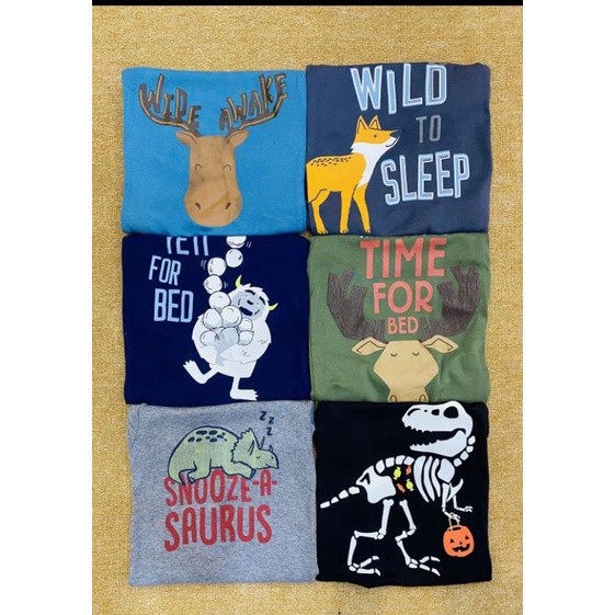 Bộ ngủ dài tay cotton borip nhiều hình Noel, Haloween cho bé trai bé gái xuất dư xịn
