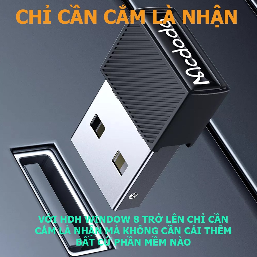 USB Bluetooth 5.1, thu phát âm thanh chất lượng cao