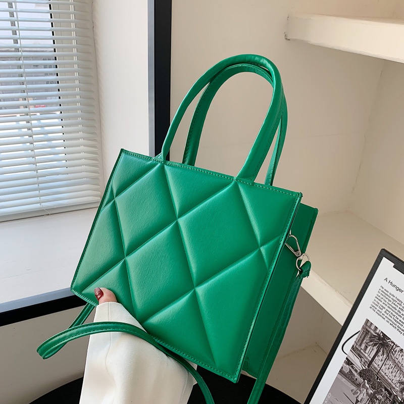 Túi Đeo Vai Hình Vuông Màu Sắc Ngọt Ngào Thiết Kế Nhỏ Gọn Phong Cách Phương Tây Thời Trang Mùa Đông Cho