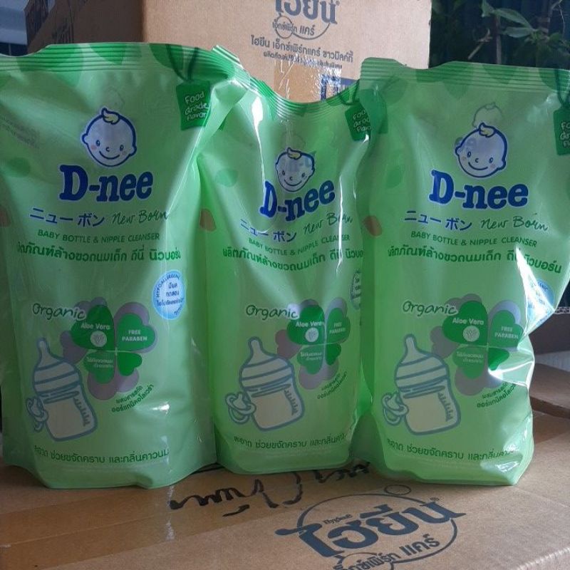 ( 3 túi) nước xúc bình sữa thái lan dnee túi 600ml sx 2023