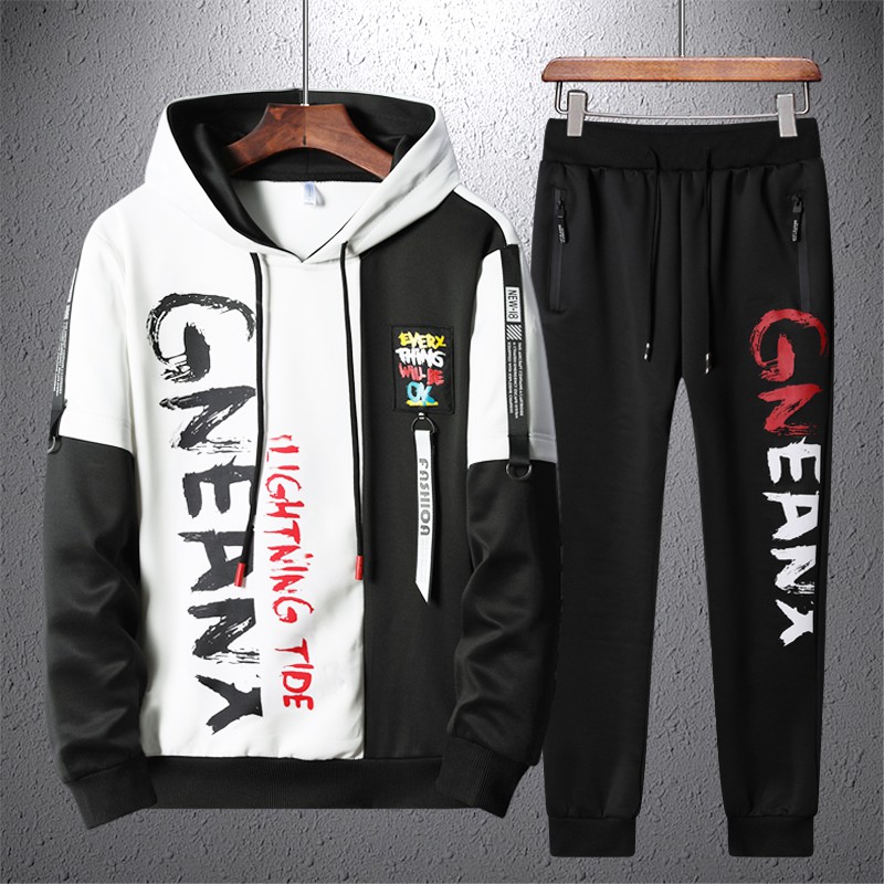 Bộ Đồ Nỉ Nam Áo Hoodies GNEANX Kết Hợp Quần Jogger Trẻ Trung ZENKODLMEN SET NAM 9000077C