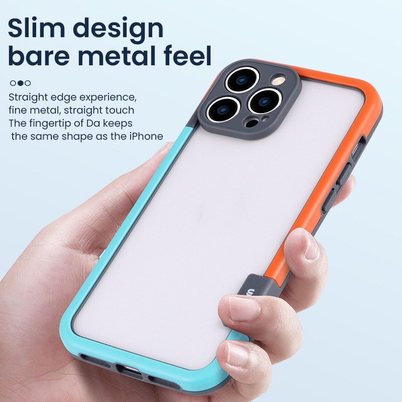 Ốp Điện Thoại Nhựa Mềm Chống Sốc Màu Tương Phản Cho iPhone 13 pro max 11 pro 12 pro xss max xr x / xs 7 8 plus