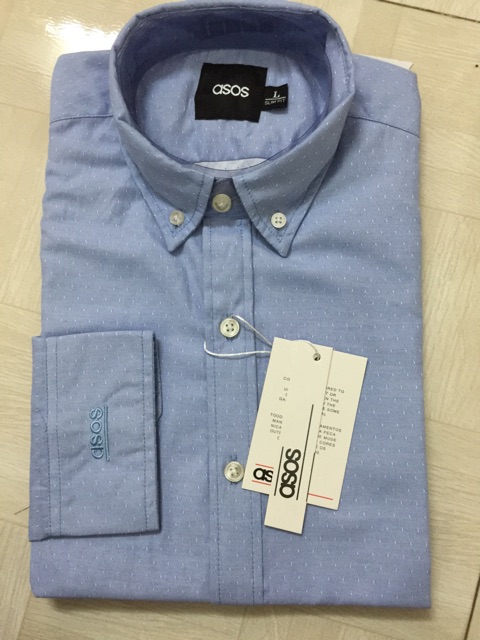 Áo Sơ Mi Tay Dài ASOS Thêu tay | BigBuy360 - bigbuy360.vn