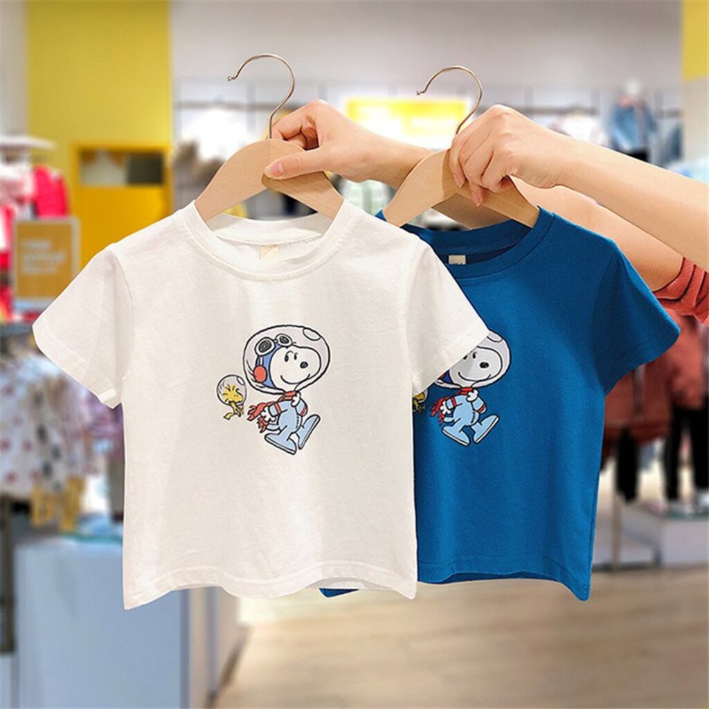 Áo phông trẻ em giá rẻ, áo cho bé unisex chất cotton thoáng mát, thấm hút mồ hôi cho bé từ 8-18kg