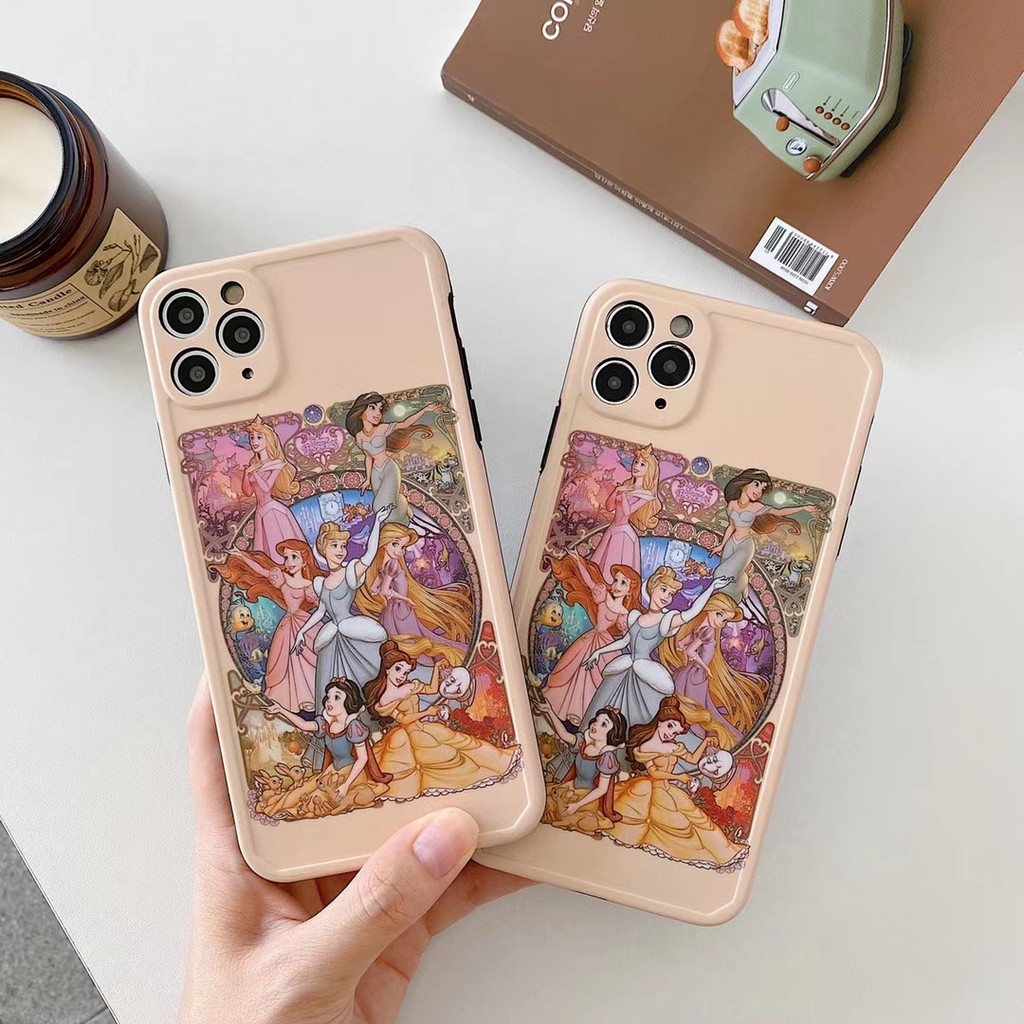 Ốp điện thoại mềm họa tiết công chúa Disney cho iPhone 7 8 SE2 plus X XS XR XSmax 11 Pro Promax | BigBuy360 - bigbuy360.vn