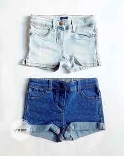 Quần short jean bé gái Kiabi