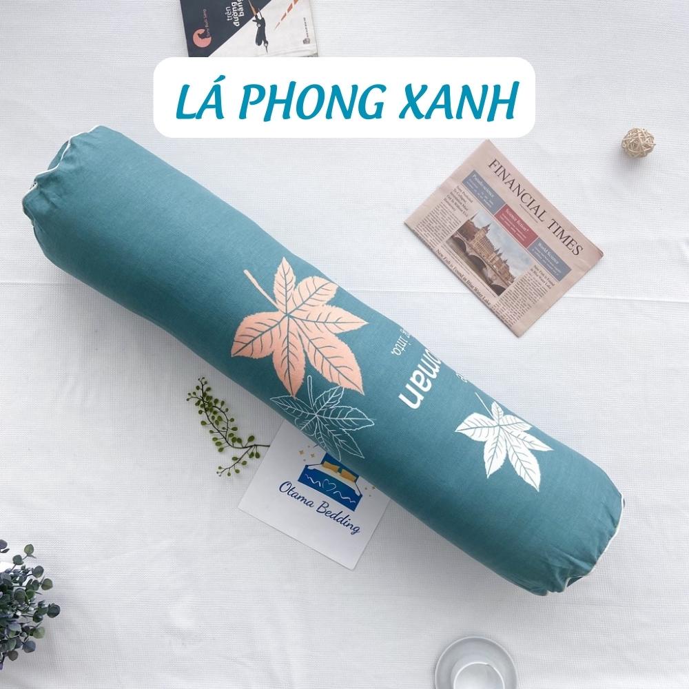 Gối ôm dài người lớn kèm ruột cotton 100% cao cấp có khóa kéo size 35x100cm
