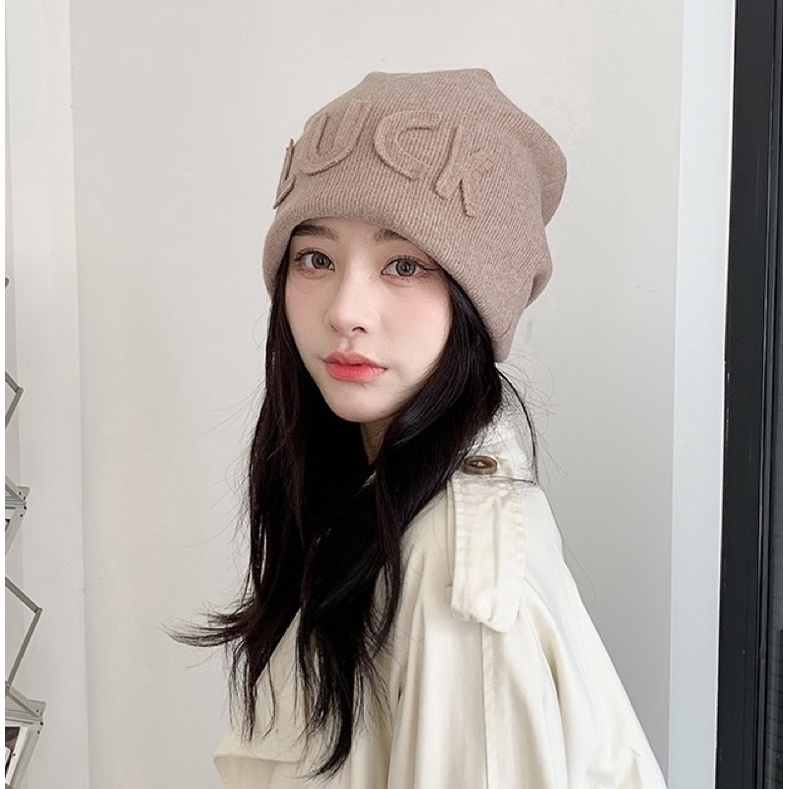 Mũ len dành cho bạn trai bạn gái mã K30 mùa đông ấm áp mũ đôi