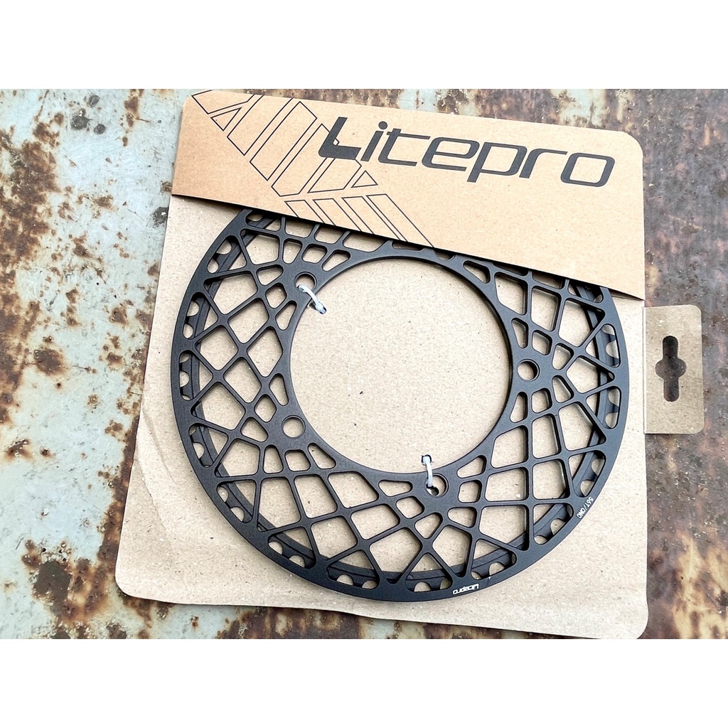 Đĩa xe đạp Litepro vân lưới có chắn xích