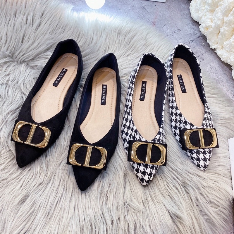 GIÀY BÚP BÊ PHỐI KHOÁ CD SIÊU HOT