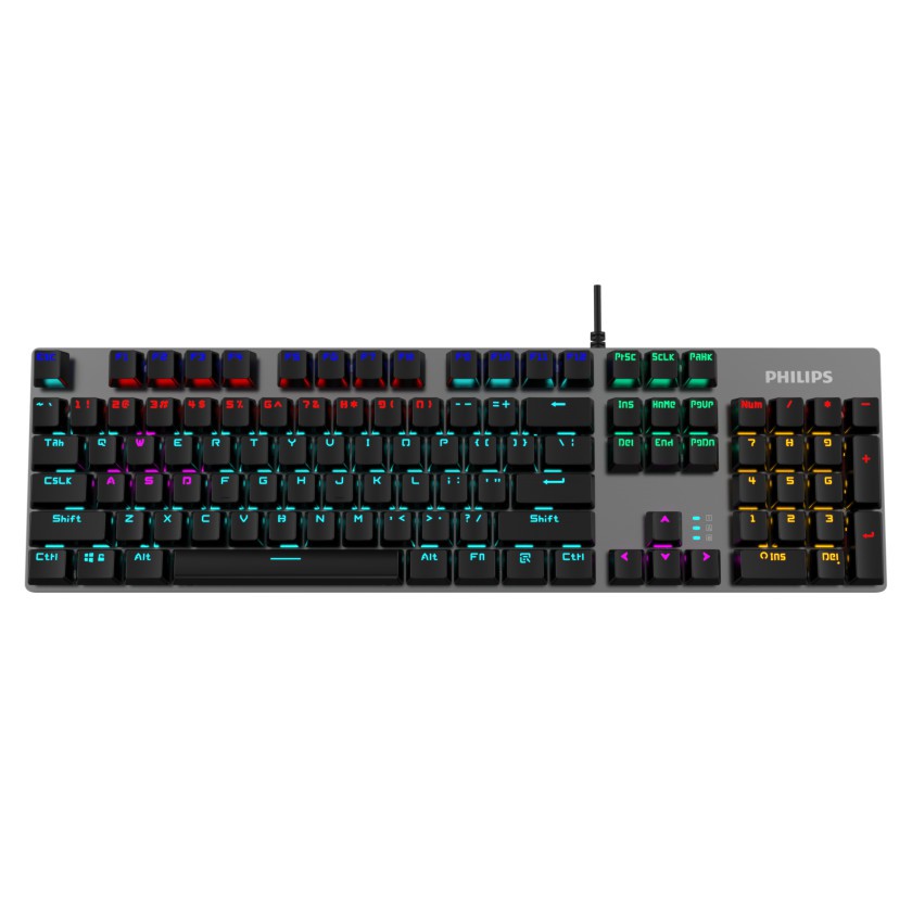 [Mã 33ELSALE hoàn 7% đơn 300K] Bàn Phím Cơ Gaming Philips SPK8404/ G404 LED RGB - HÀNG CHÍNH HÃNG