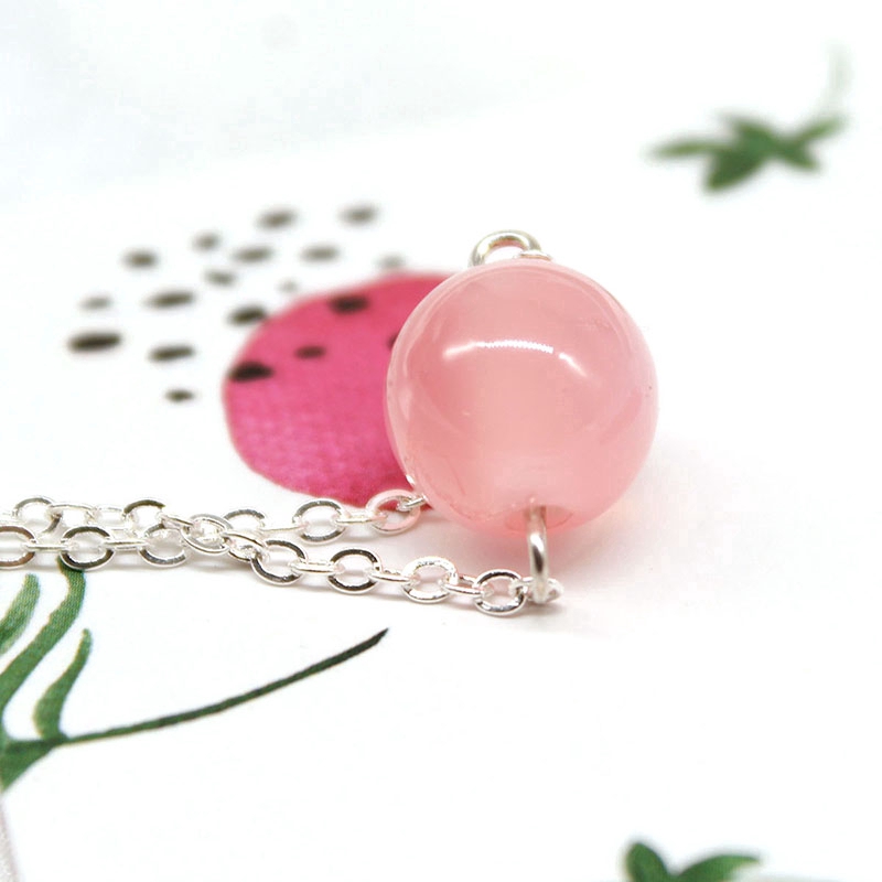 [Mã FACBHOT55 giảm 10K đơn bất kì] Vòng đeo tay hạt ngọc tròn màu hồng thời trang cho nữ | BigBuy360 - bigbuy360.vn