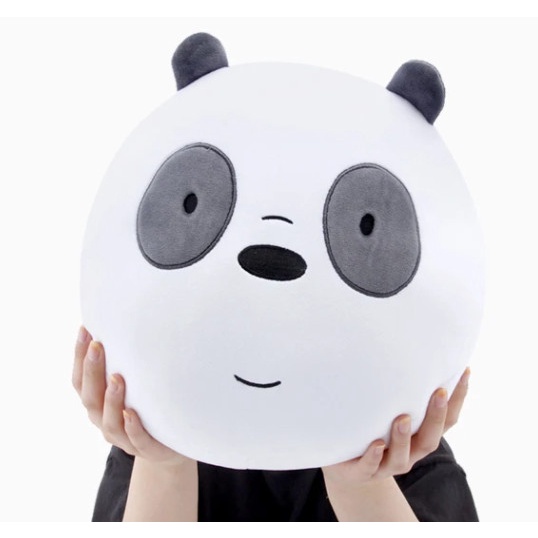 gấu bông chăn ba anh em gấu GBC7 dễ thương  bare bears cute gối kèm chăn lông thêu