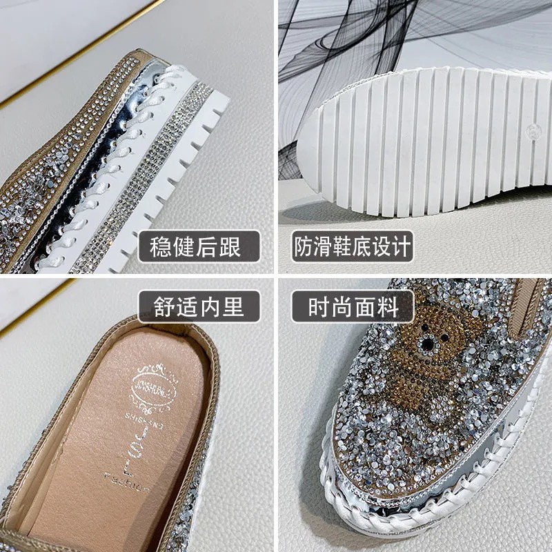 Giày Lười Đính Đá Thời Trang Dành Cho Nữ 528 Liu + | BigBuy360 - bigbuy360.vn