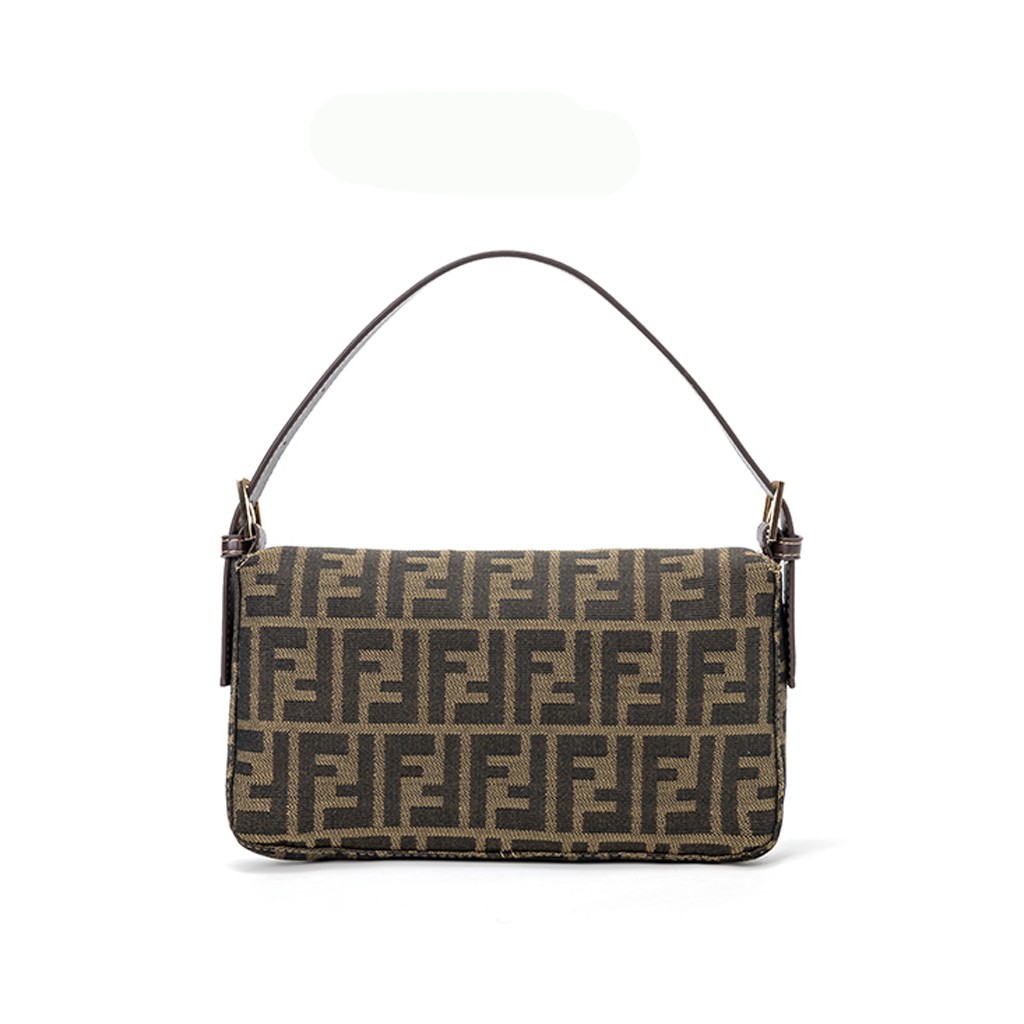 Túi Xách Kẹp Nách Nữ Đeo Chéo Đeo Vai Họa Tiết Màu Nâu Thời Trang Phong Cách Vintage Siêu Hot 2020