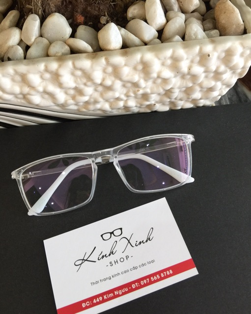 Kính Gọng dẻo Trong Suốt - Mắt vuông mới về