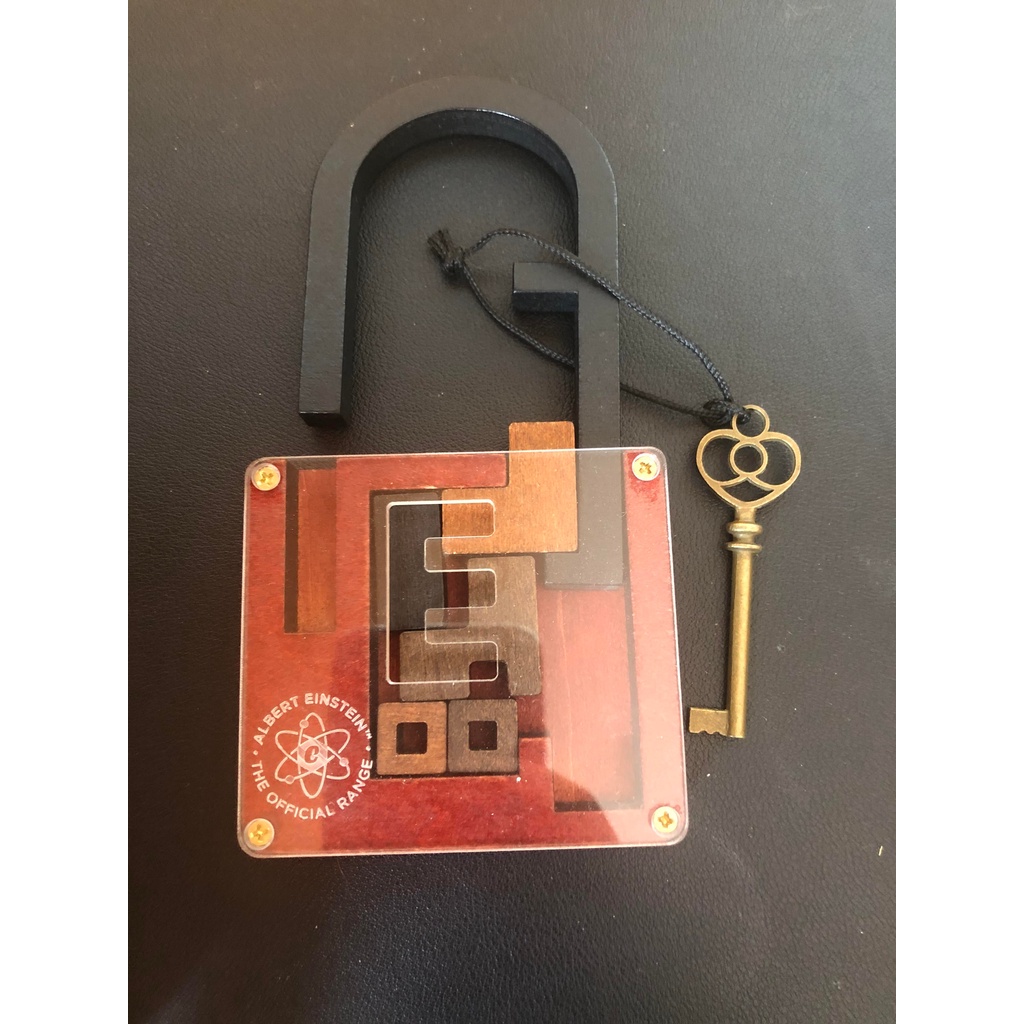 Đồ chơi trí tuệ_Thử thách trí não_Albert Einstein Lock Puzzle_Hack não & Xoắn não_IQ Toys_Giải đố_Thông minh