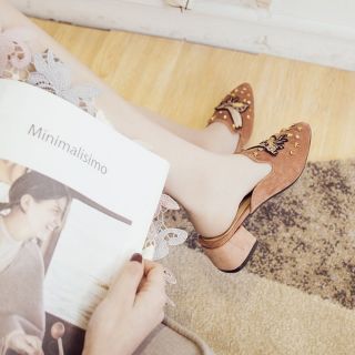 (Hàng order 5 ngày) giày nữ bit mũi con ong