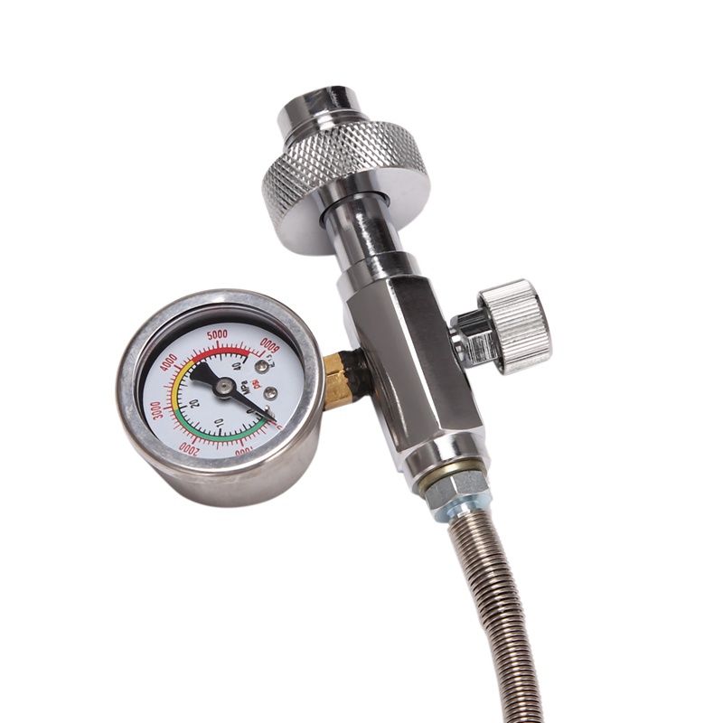 Bộ Chuyển Đổi Trạm Sạc Khí Với Ống Lò Xo G5 / 8 Inch Din 50cm Chuyên Dụng Cho Máy Lặn